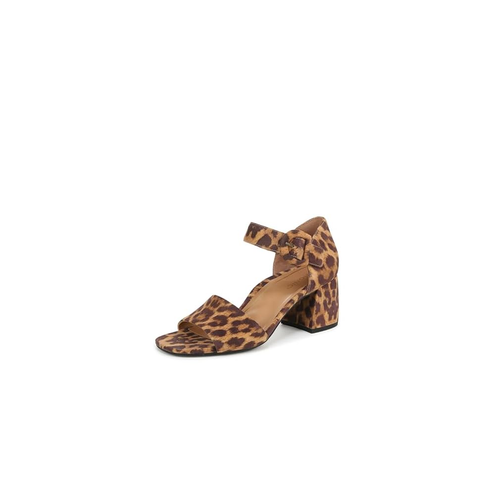 Tan Leopard Suede