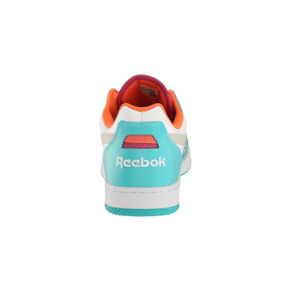 White/Classic Teal/Fiery Orange