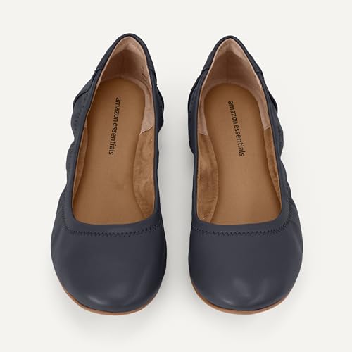 Navy Faux Leather