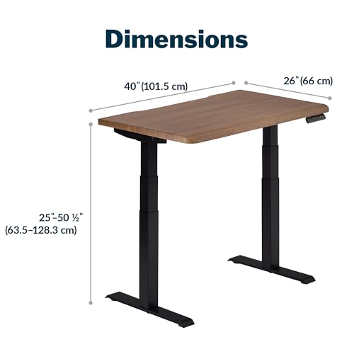 Walnut Top / Black Legs