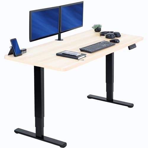 Light Wood Top / Black Frame