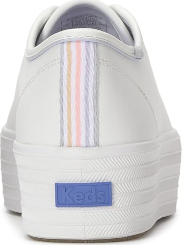 White/Pink/Blue Leather