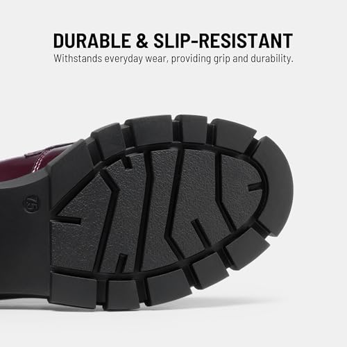 Burgundy-pat