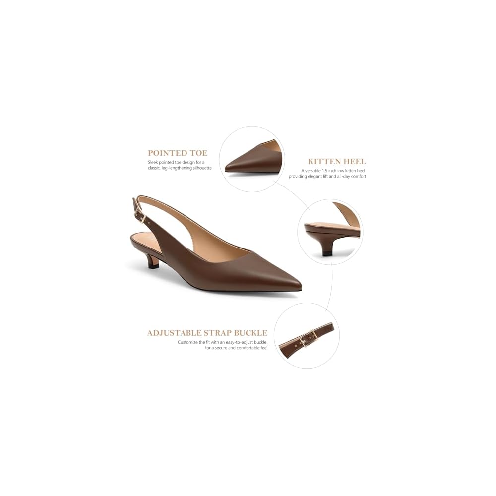 Chocolate Brown-slingback