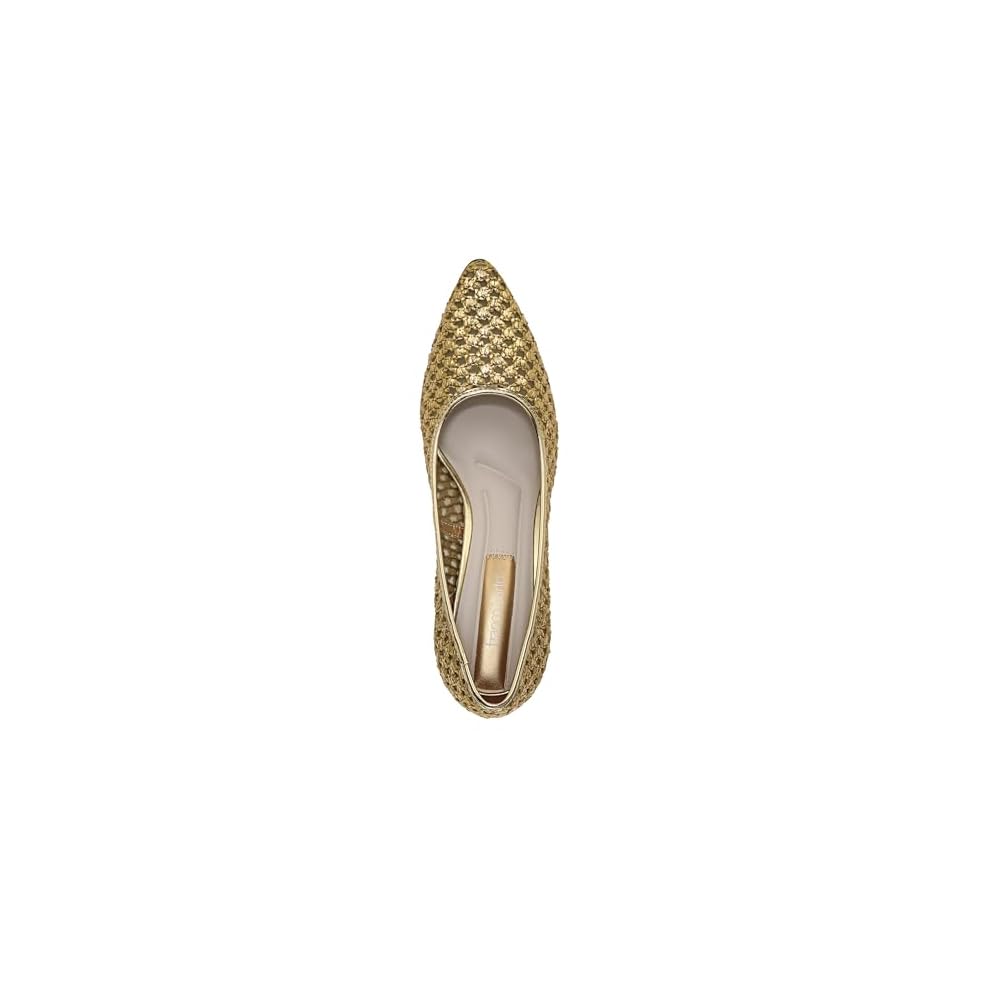 Gold Woven Faux Raffia