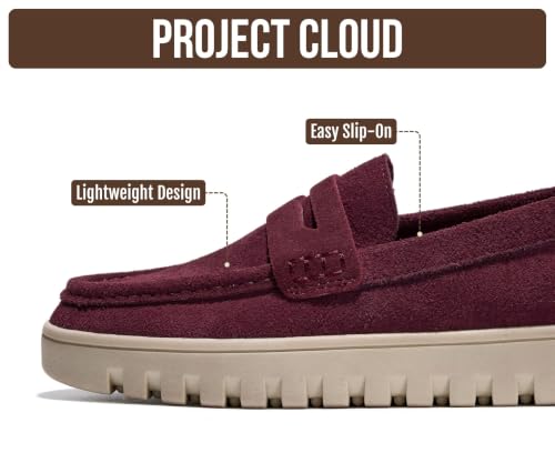 Burgundy Suede