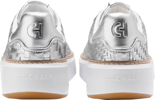 Silver Genevieve Woven/Optic White