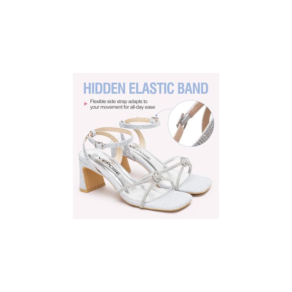 Silver Rhinestone