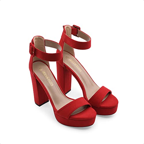 Red/Suede