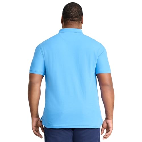 IZOD Men’s Big-and-Tall Advantage Performance Short-Sleeve Solid Polo Shirt, Blue Revival, XX-Large