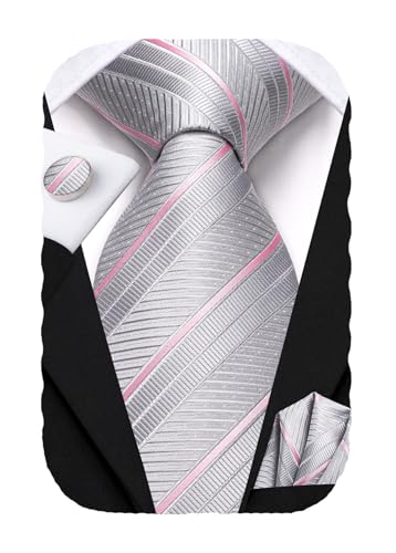 70'' Silver and Pink