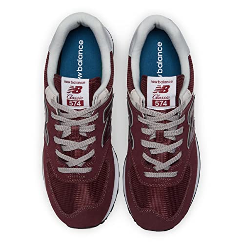 Burgundy/White