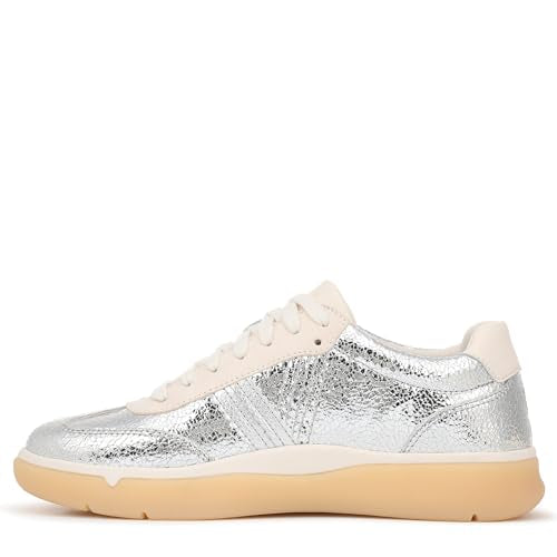 Silver Metallic Leather