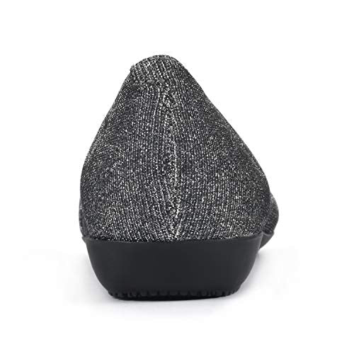 Pewter/Glitter/Fabric