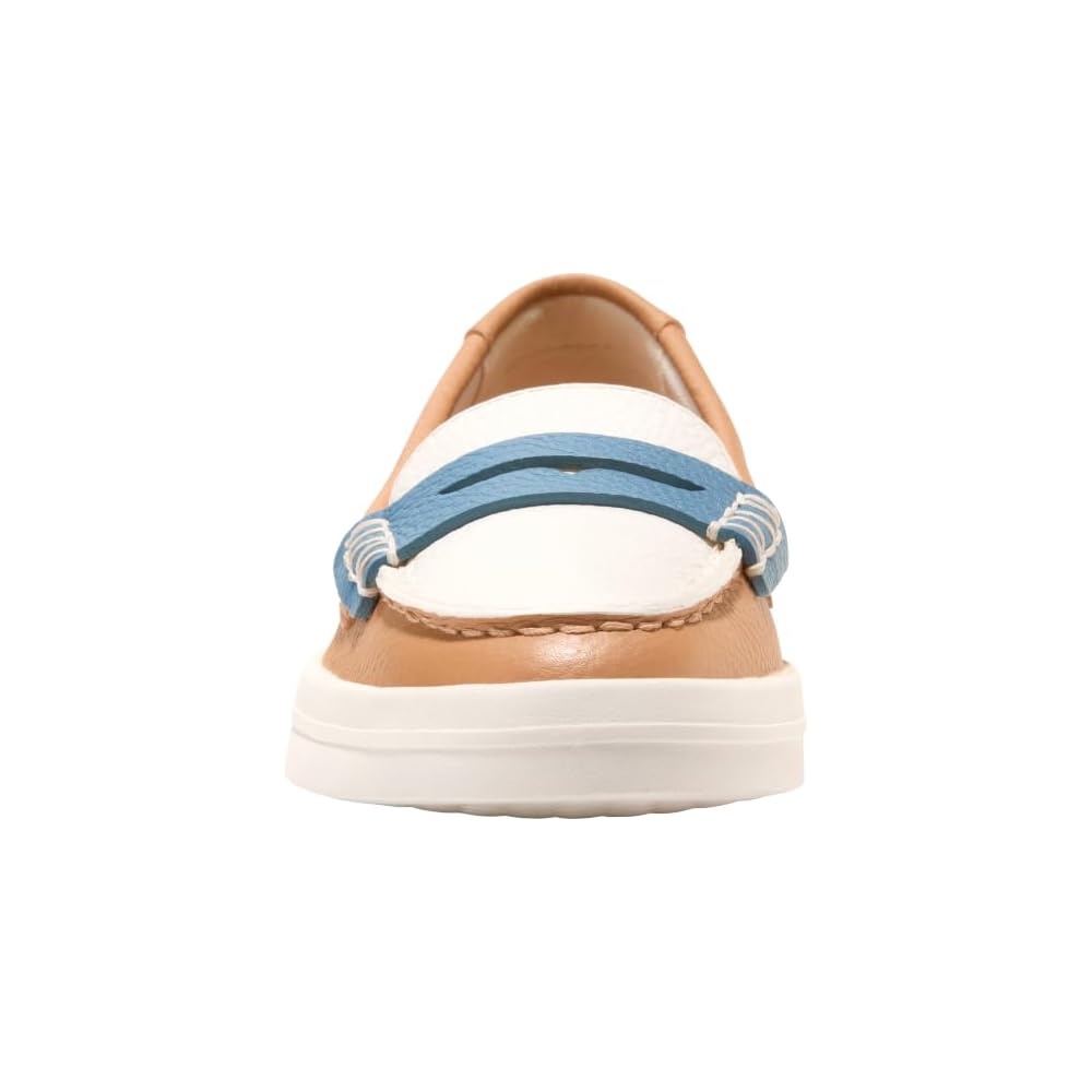 Biscuit/Powder/Provincial Blue Tumbled Leather