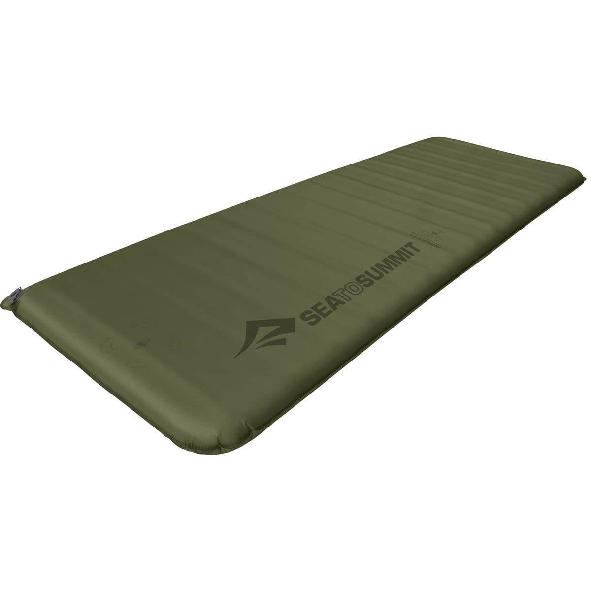 Sea to Summit Camp Plus Self-Inflating Foam Sleeping Mat for Camping, Rectangular - Large (79 x 25 x 3 inches)