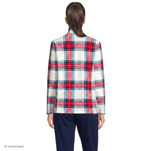 Ivory/Compass Red Multi Plaid