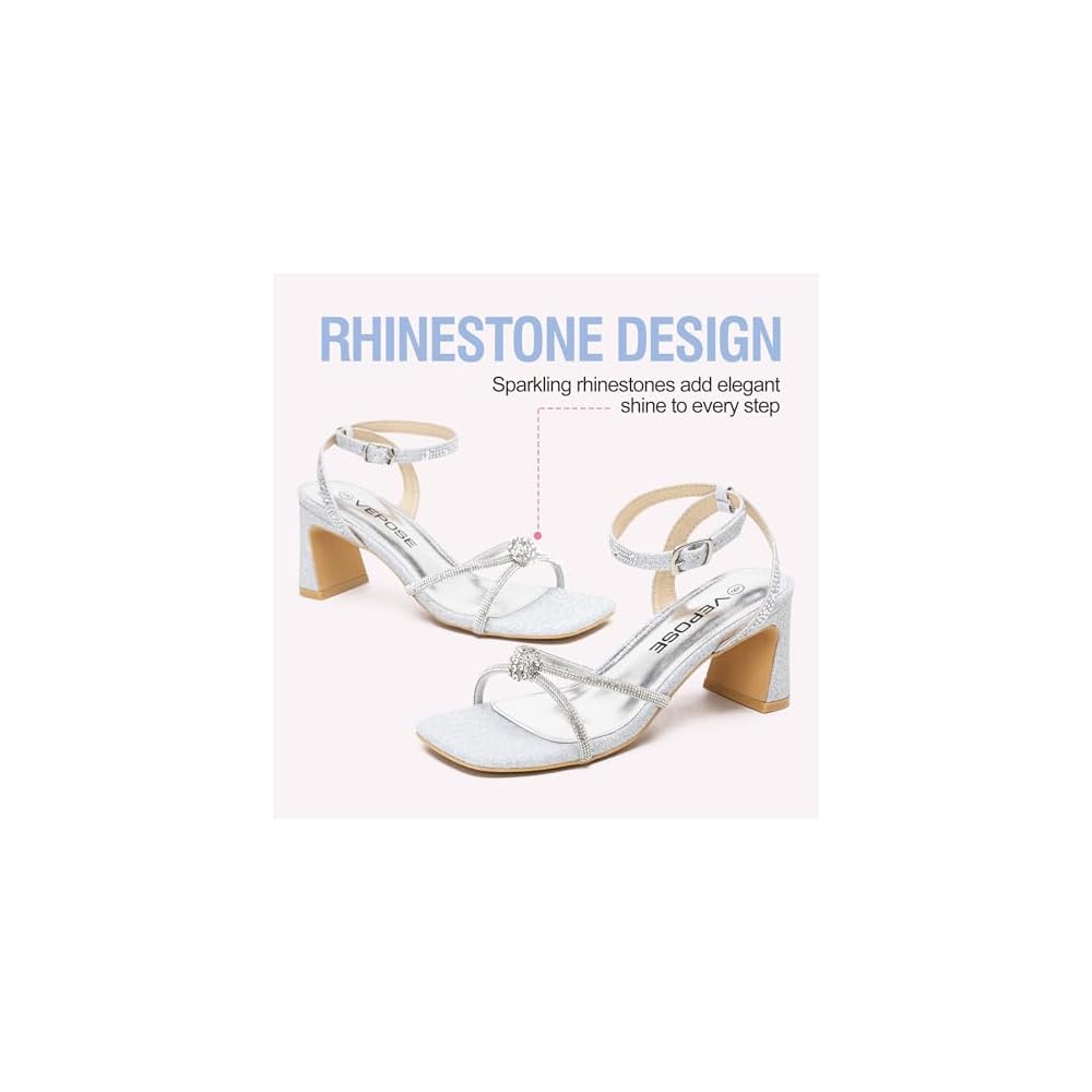Silver Rhinestone