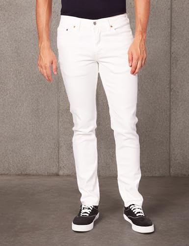 Levi's Men's 511 Slim Fit Jeans (Also Available in Big & Tall), (New) Castilleja White-Advanced Stretch, 32W x 36L