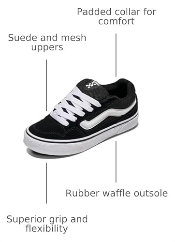 Suede/Mesh Black/White