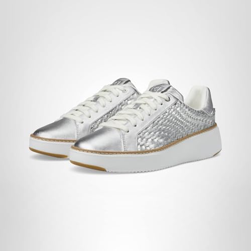 Silver Genevieve Woven/Optic White