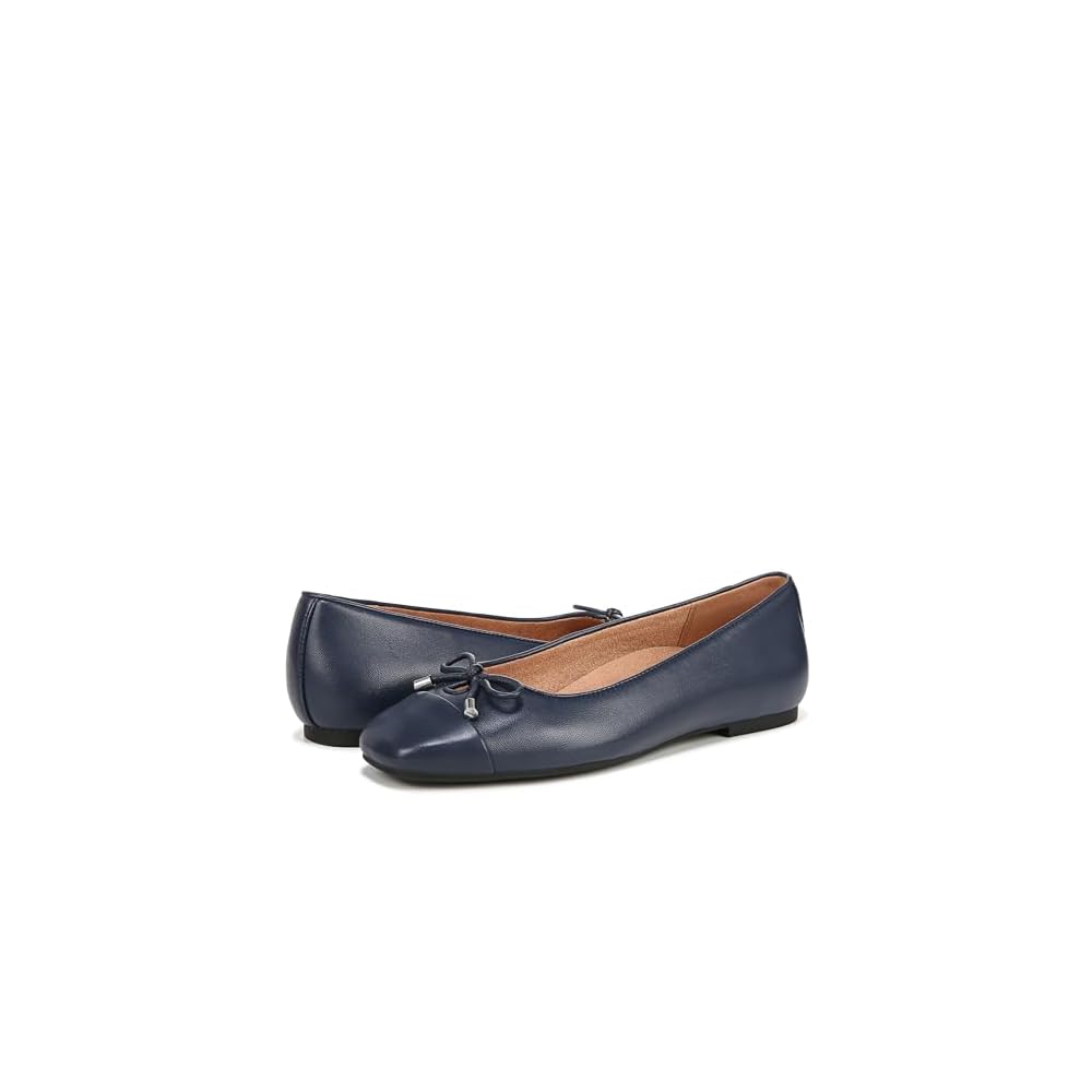 Navy Nappa Leather