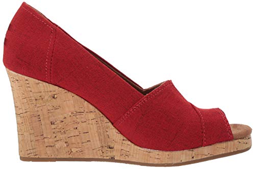 Red Crosshatch Jacquard