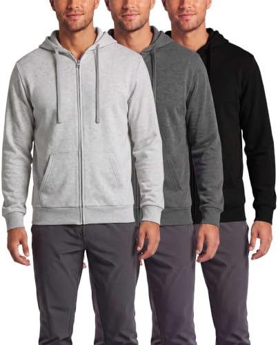 Solid Black, Charcoal Heather, Grey Heather