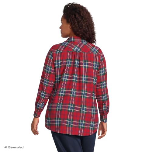 Compass Red/Pine Plaid