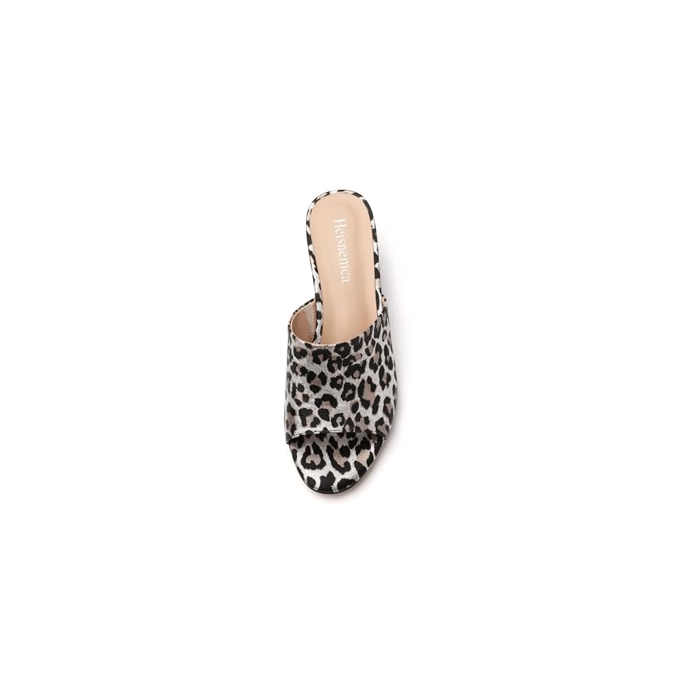 Silver Leopard Print Matte