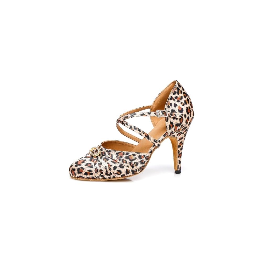 L117b Leopard 10cm Heel