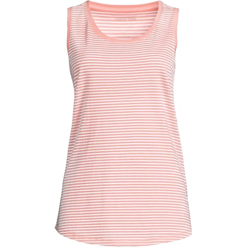 Sunset Coral Pink Micro Stripe