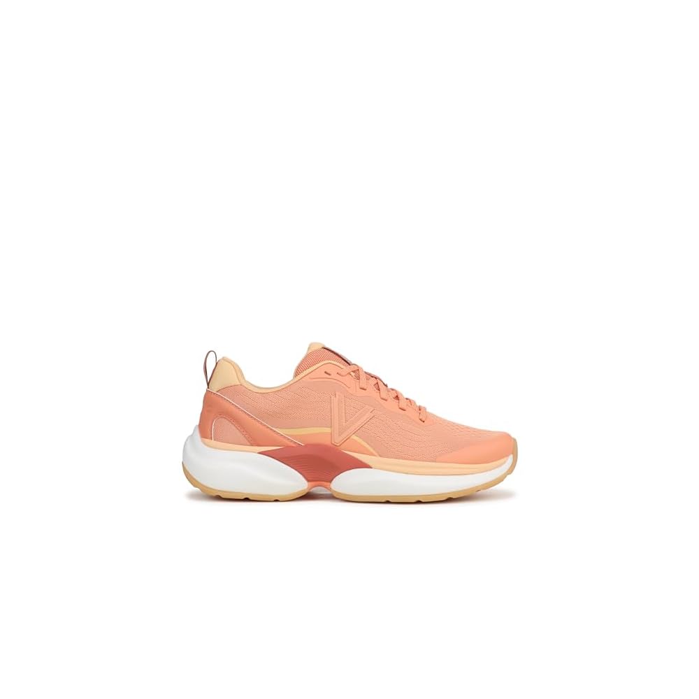 Shell Coral Faux Leather/Knit