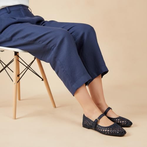 Navy Woven