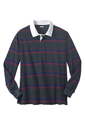 Heather Charcoal Stripe