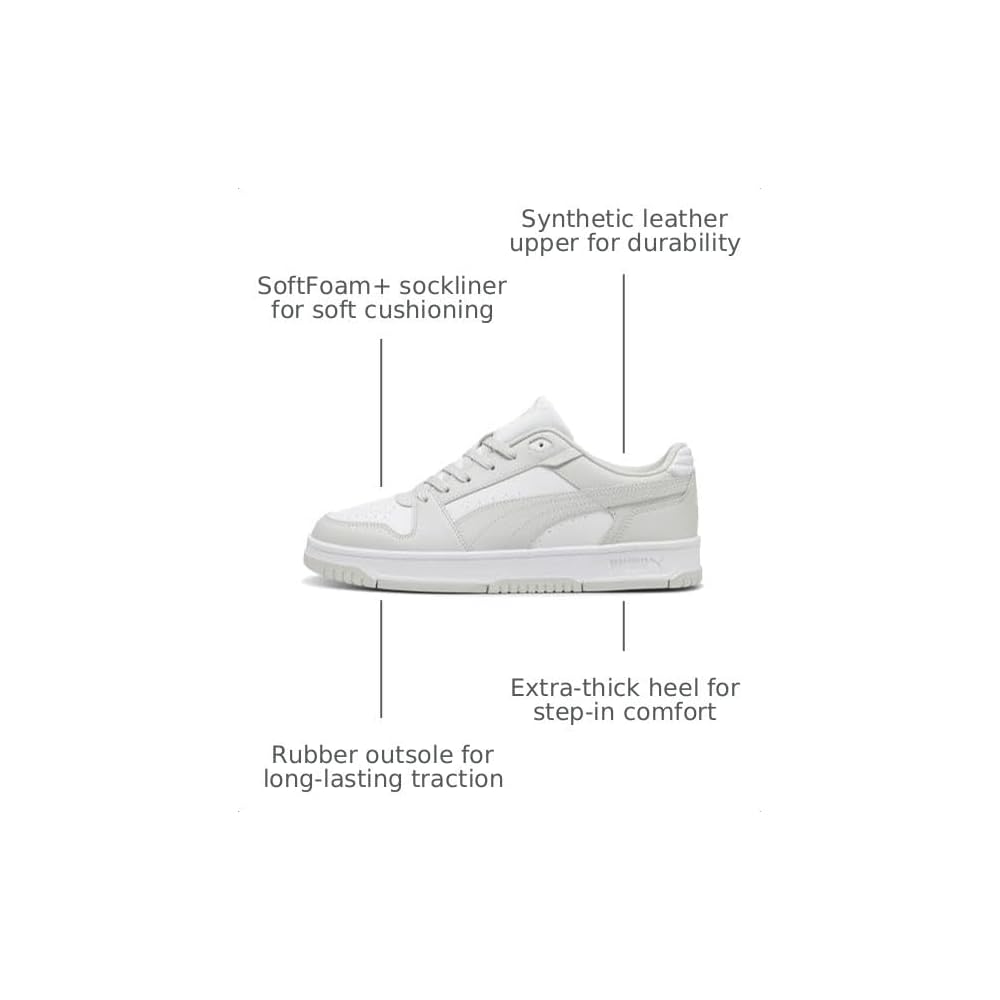 Glacial Gray-puma White