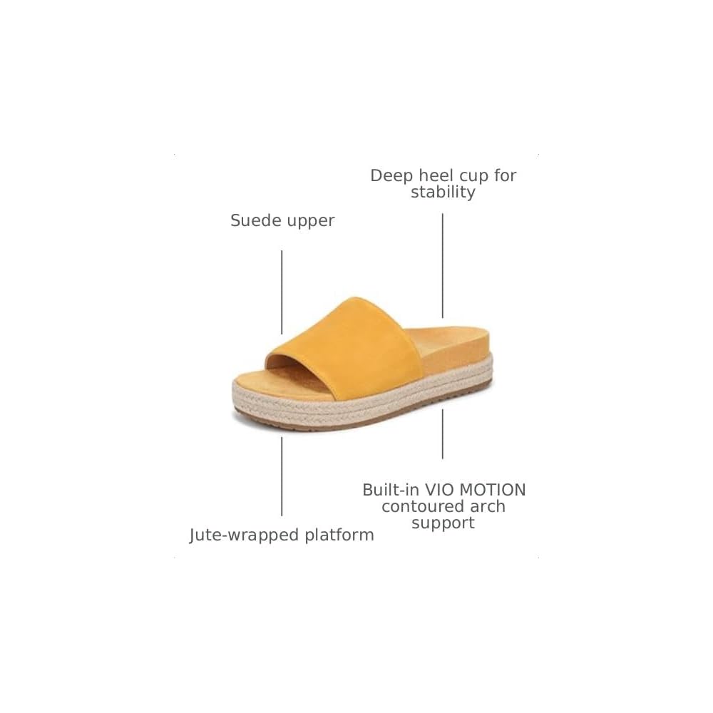 Amber Yellow Suede