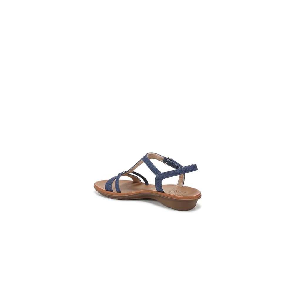Navy Faux Canvas