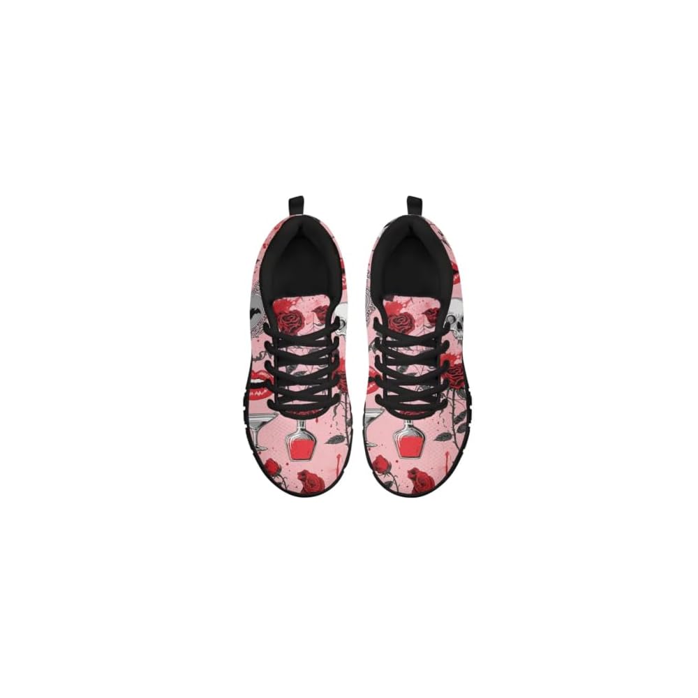Red Rose Skull