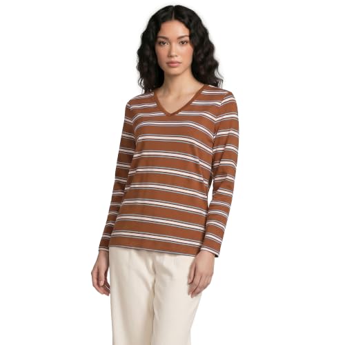 Clear Blue Sky/Brown Stripe