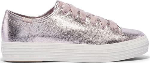 Mauve Metallic Leather