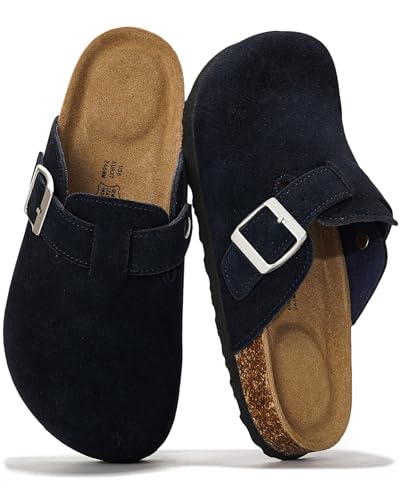 Navy Suede