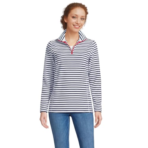 Crisp White/Navy Stripe/Red