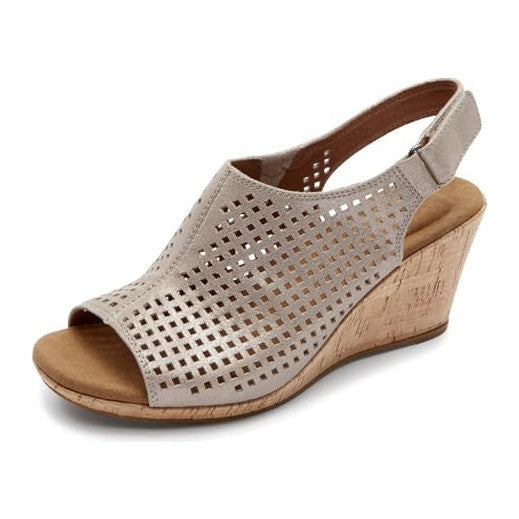 Metallic Khaki Leather