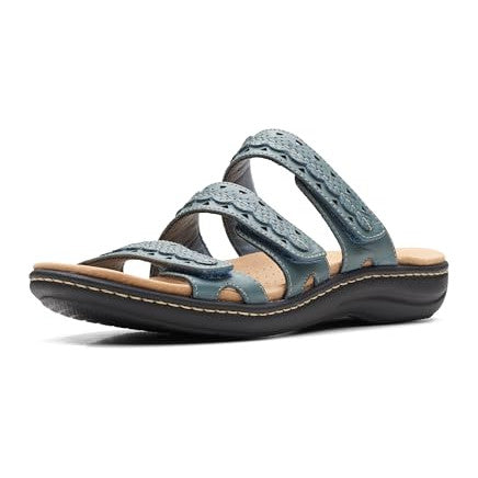 Blue Grey Leather