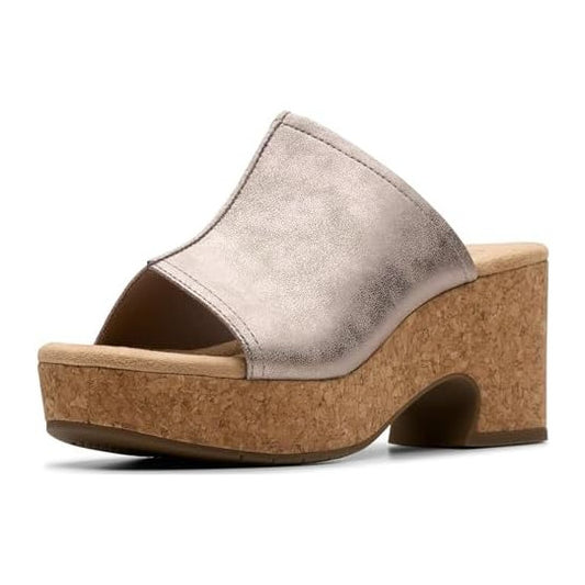 Taupe Metallic Synthetic