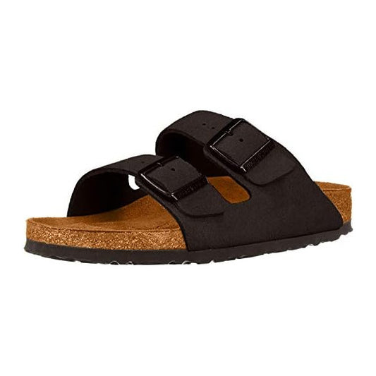 Black Suede Soft Footbed