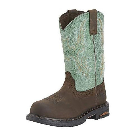 Oiled Dark Brown/Turquoise