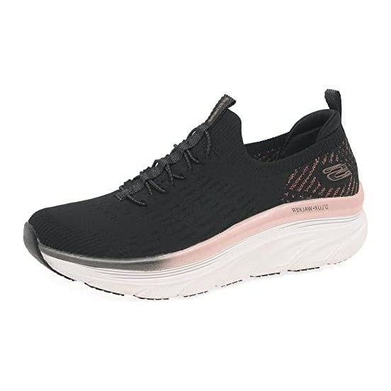 Black Knit Rose Gold Trim