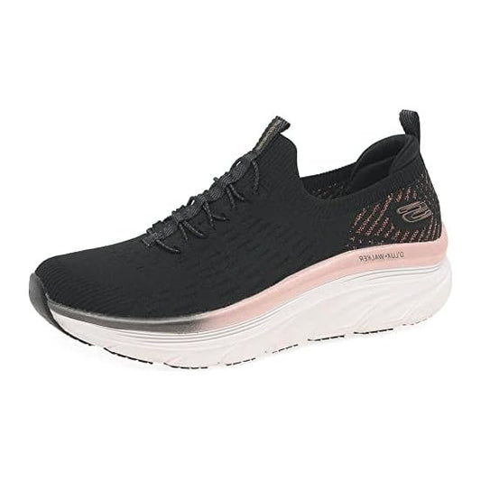 Black Knit Rose Gold Trim